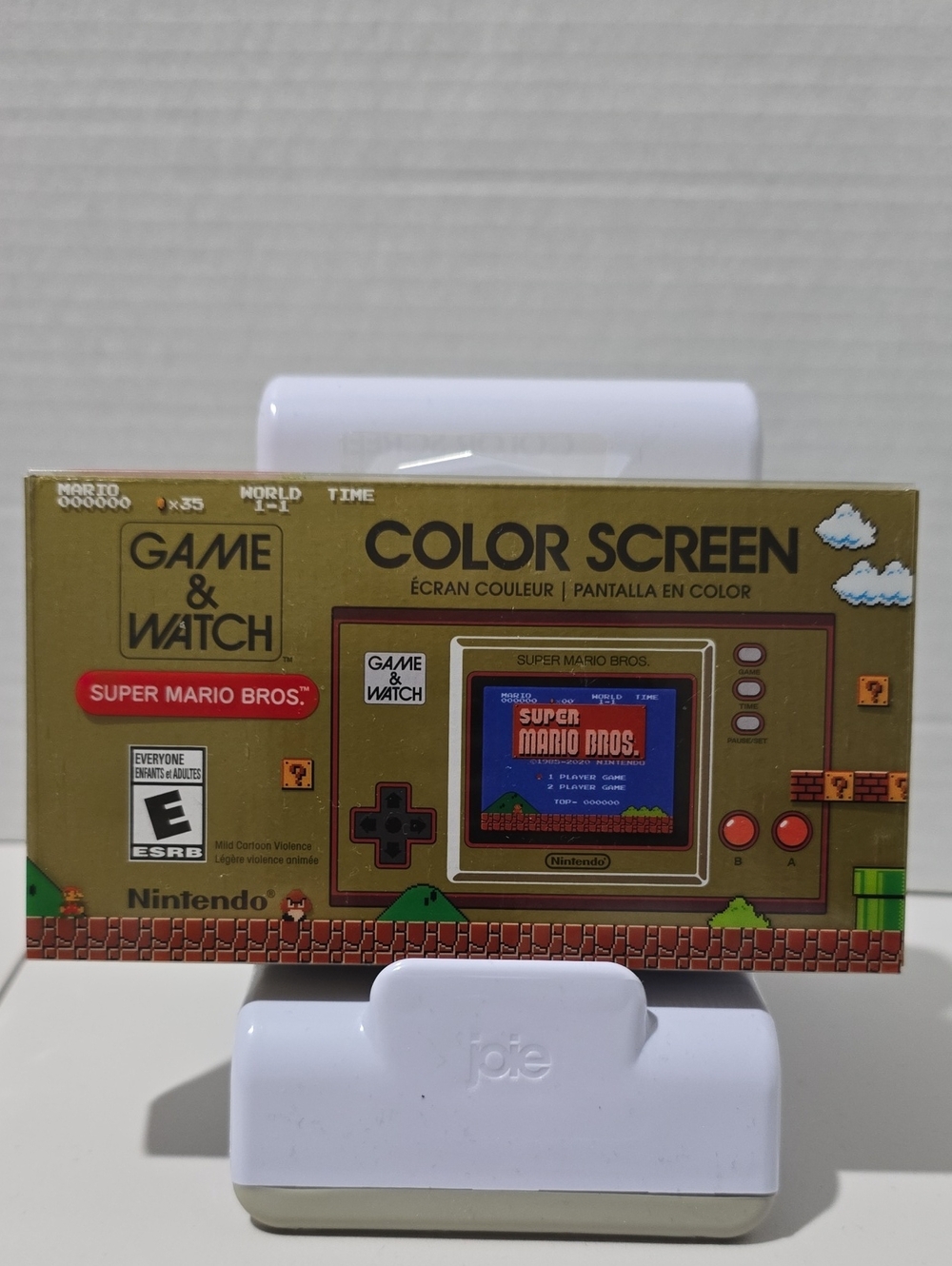 NIB Nintendo Game & Watch Super Mario Bros. Gold Color Screen